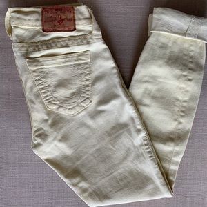 Yellow Casey True Religion Jeans